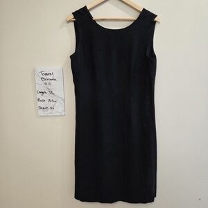 Tommy Bahama 100% Silk Sleeveless Black Classic Dress Women's 10